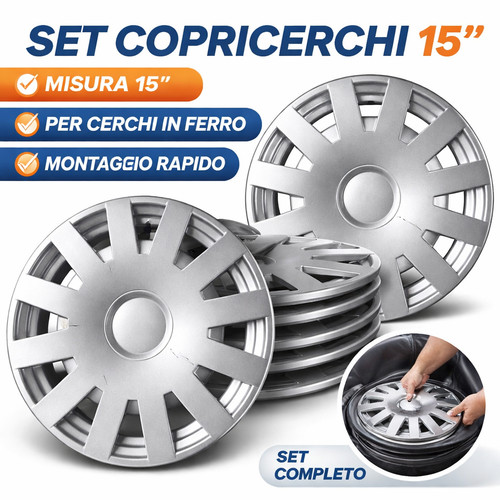 Set copricerchi per - copricerchi, 15"